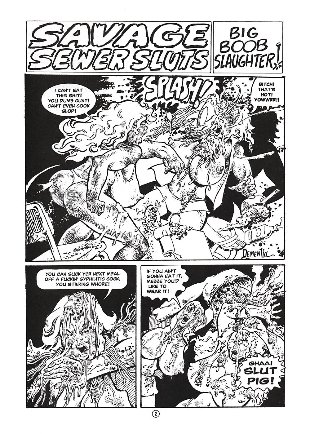 Savage Sewer Sluts #1 page 4 full