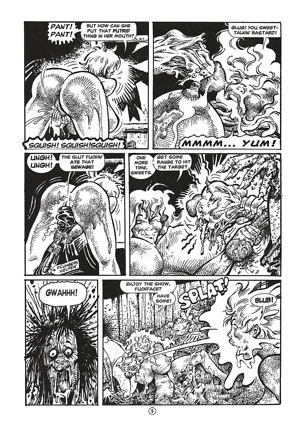 Savage Sewer Sluts #1 page 7 full