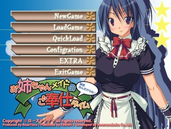 Onee-chan Maid no Gohoushi Time ~Himitsu Nan Dakara ne~ cover