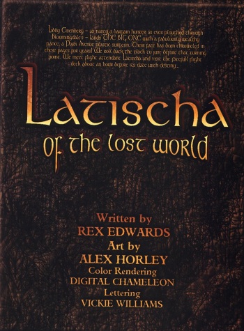 Latischa of the Lost World cover