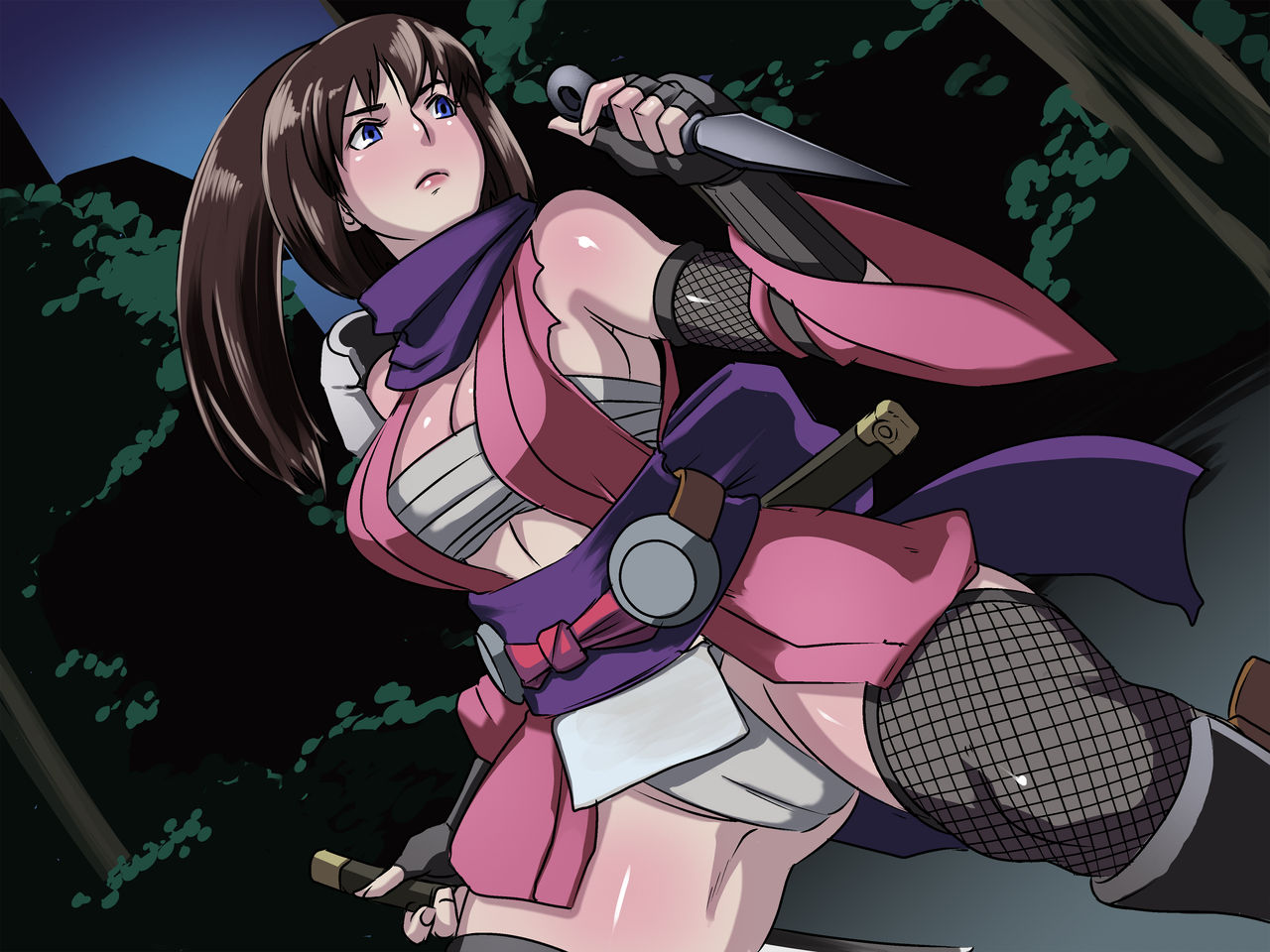 Yokubou Kaiki dai 368 shou - Rape Quest Condom Tenchu! Kaitou Kunoichi Musume wo Okase! - page 6 full