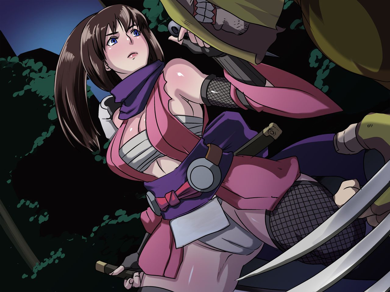 Yokubou Kaiki dai 368 shou - Rape Quest Condom Tenchu! Kaitou Kunoichi Musume wo Okase! - page 7 full