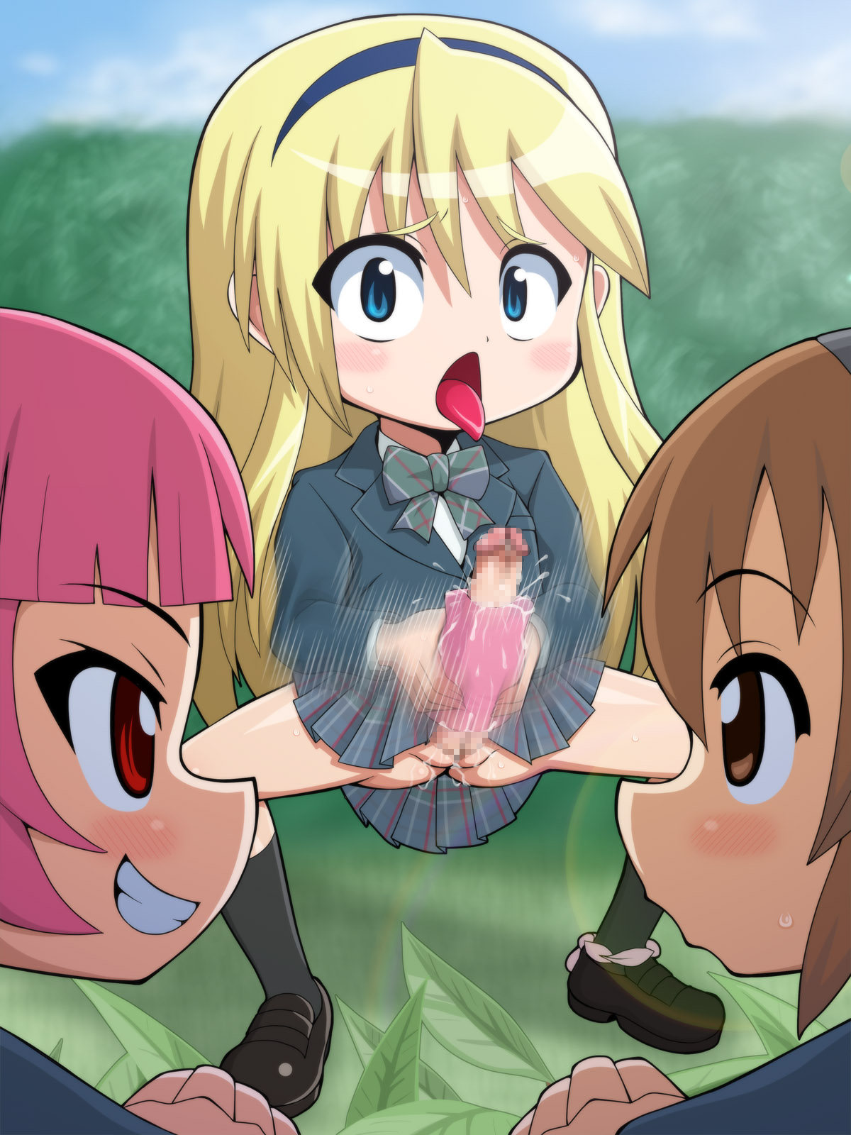 Futa Loli ga Kyonyuu Loli to Otokonoko ni Aherasaretari Aherasetari Suru Ohanashi page 10 full