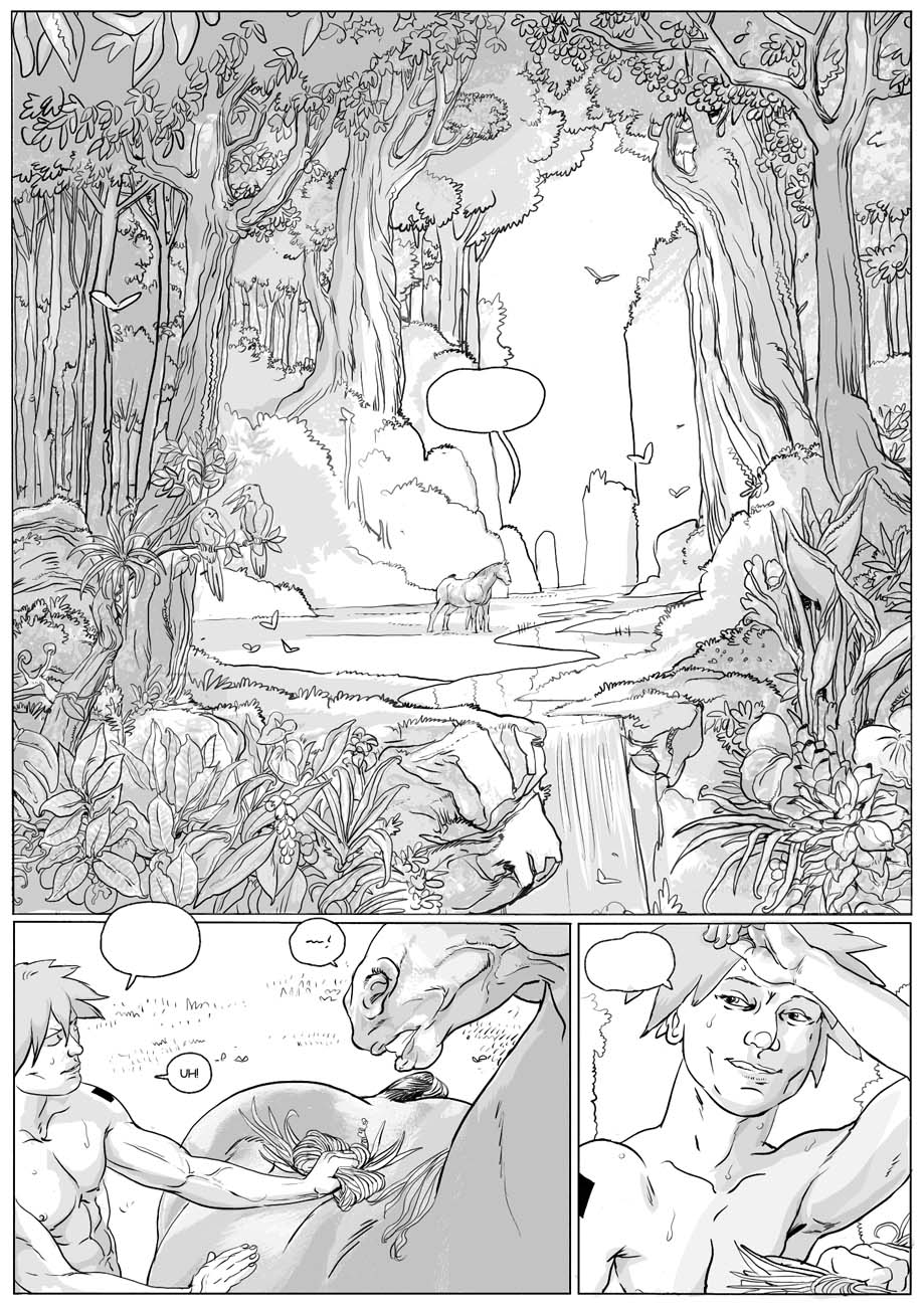 incomplete horse comic page 1 full