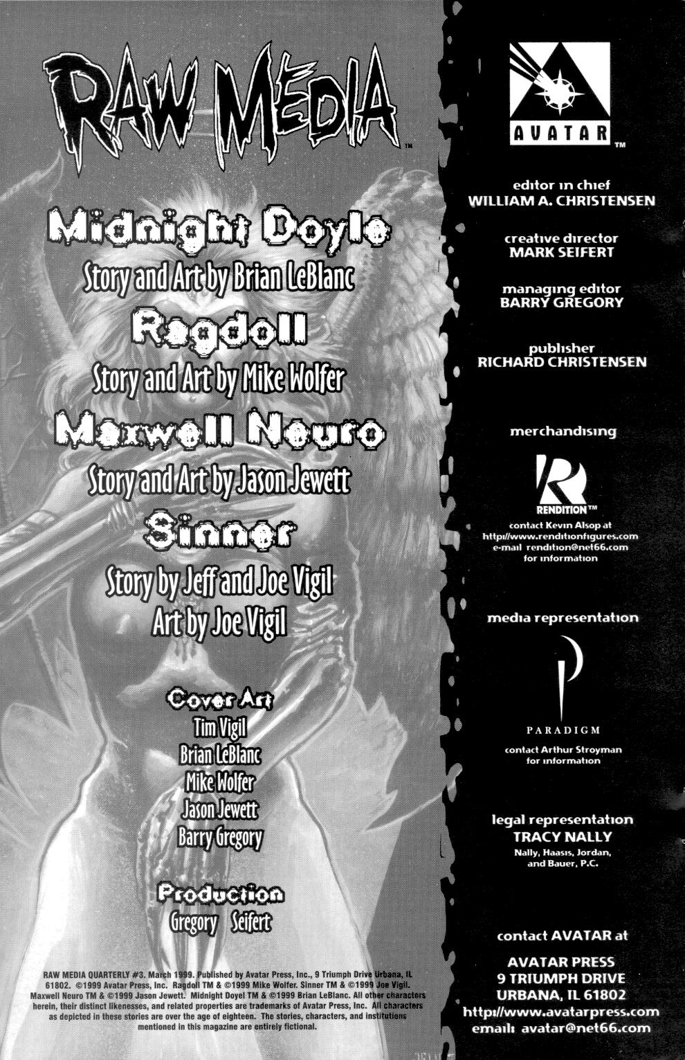 Raw Media - Volume 3 page 2 full