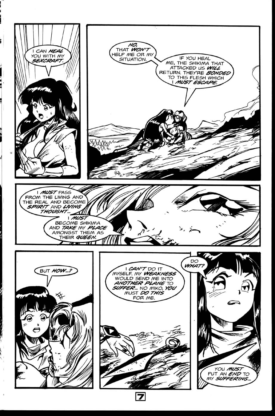 La Blue Girl Issue 12 page 8 full