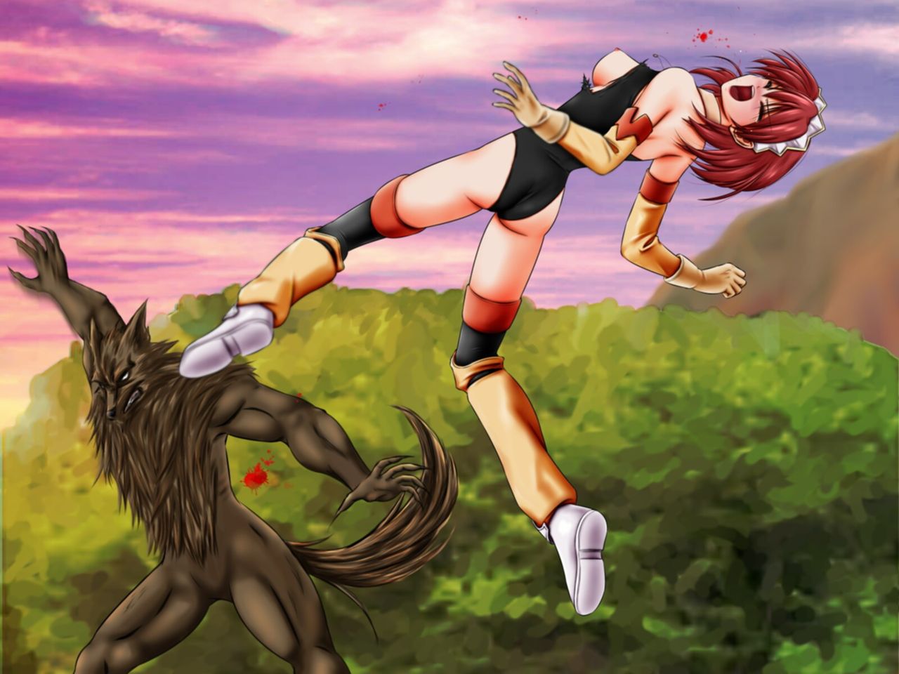 Shock-Shoot ～Hikyou no shinmai josei kishi～ page 3 full