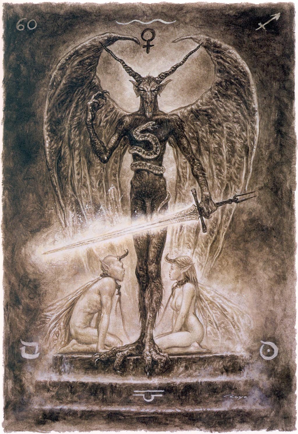 LUIS ROYO - The Labyrinth Tarot Artbook page 10 full