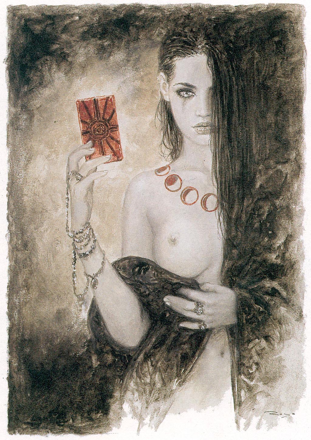 LUIS ROYO - The Labyrinth Tarot Artbook page 2 full