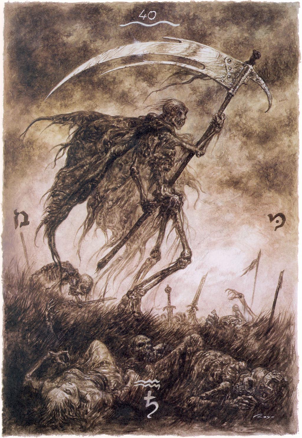 LUIS ROYO - The Labyrinth Tarot Artbook page 3 full