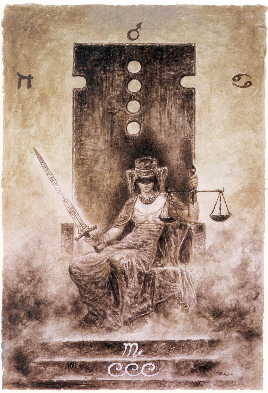 LUIS ROYO - The Labyrinth Tarot Artbook page 5 full