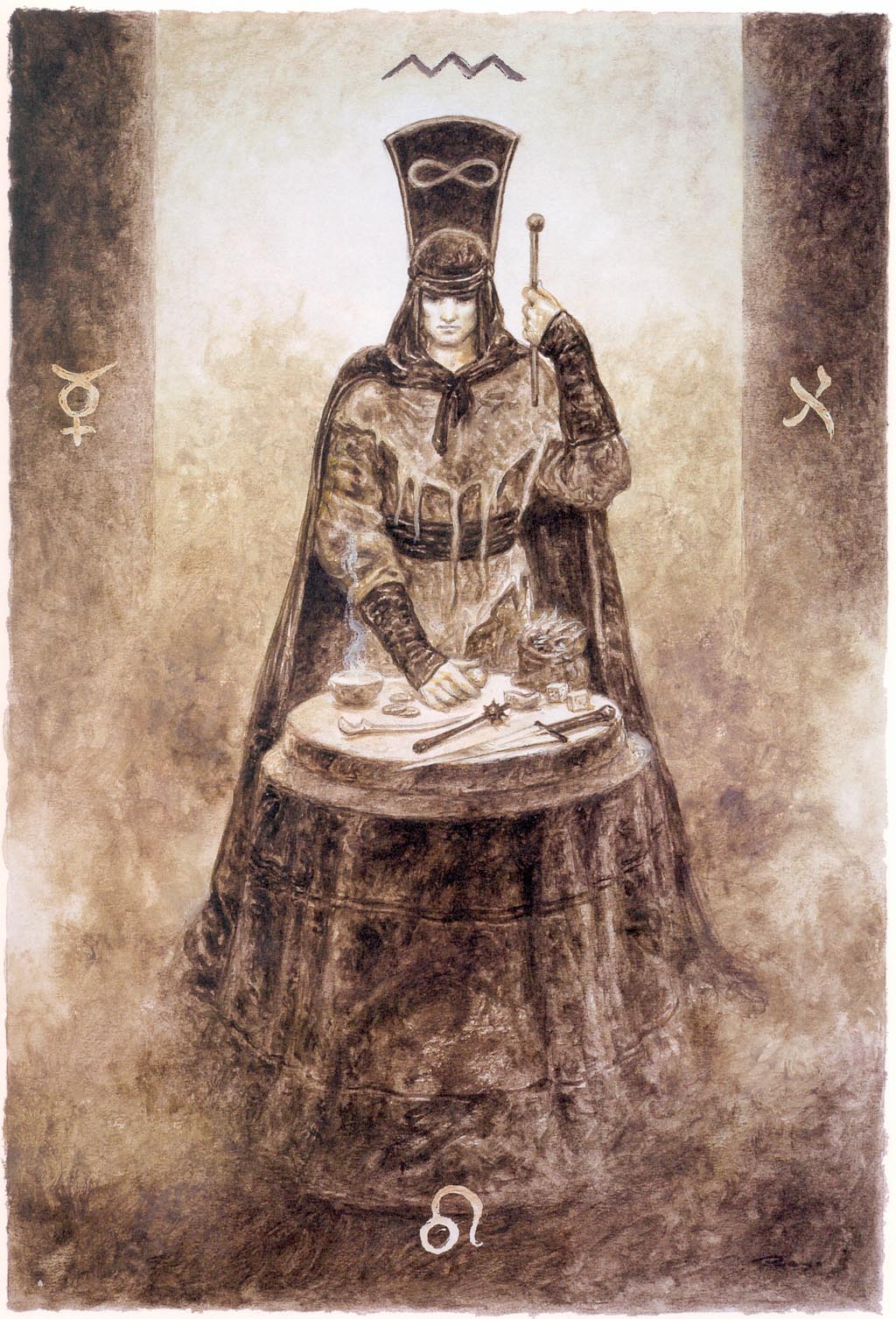 LUIS ROYO - The Labyrinth Tarot Artbook page 6 full