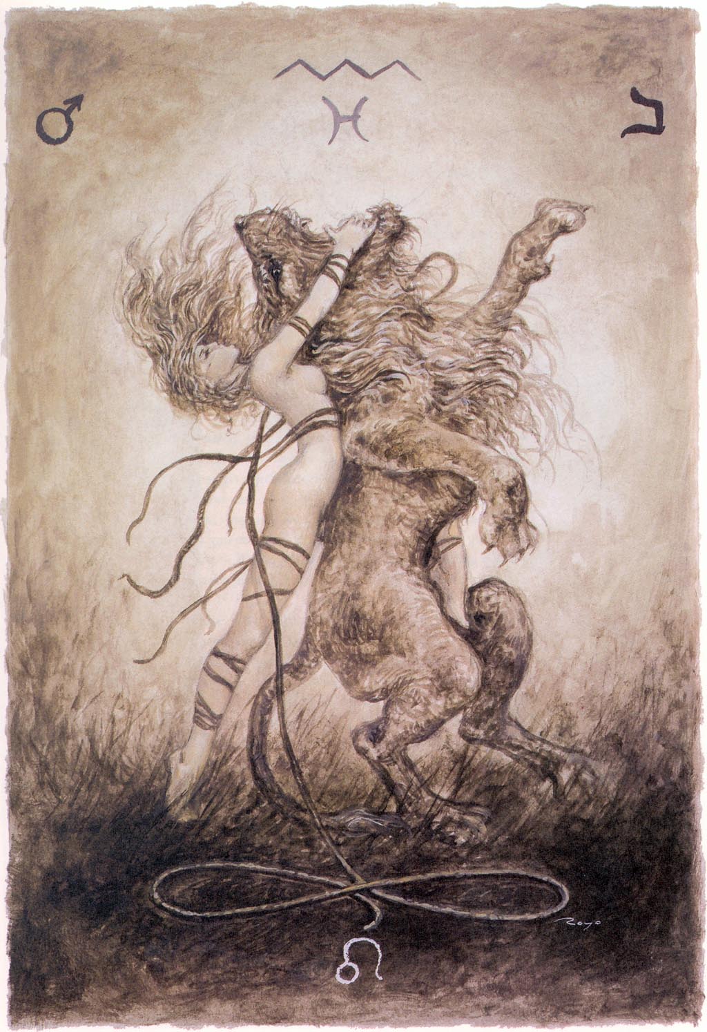LUIS ROYO - The Labyrinth Tarot Artbook page 7 full