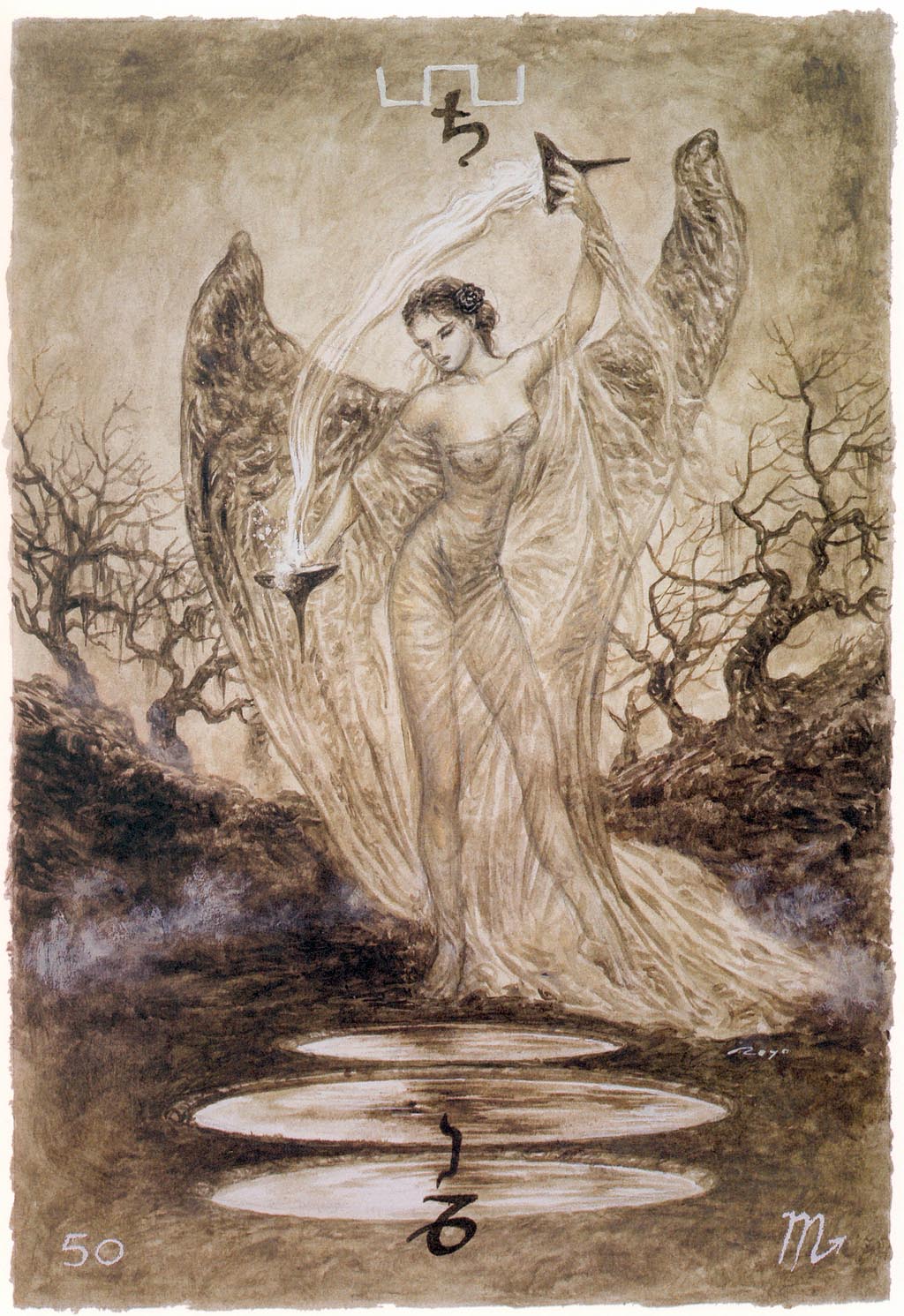 LUIS ROYO - The Labyrinth Tarot Artbook page 8 full
