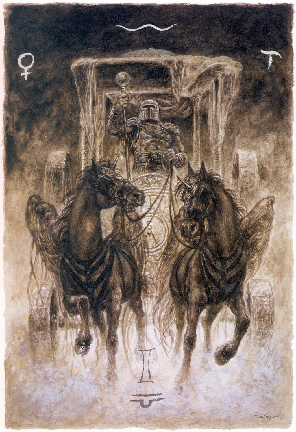 LUIS ROYO - The Labyrinth Tarot Artbook page 9 full