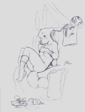 Hot stuff, mostly furry cover