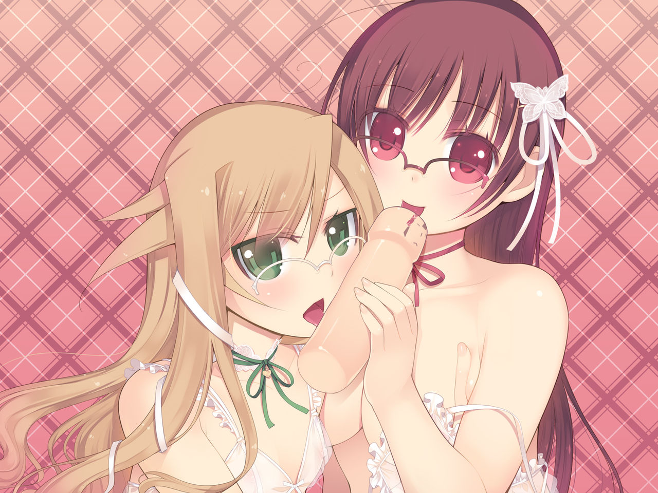 Kyo Hinnyuu Megane-san Tsumeawase CG Shuu page 2 full