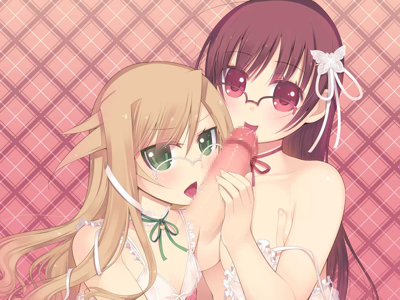 Kyo Hinnyuu Megane-san Tsumeawase CG Shuu page 3 full