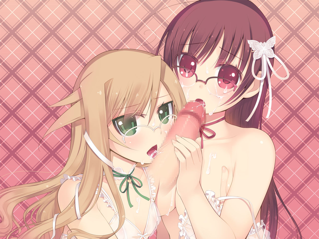 Kyo Hinnyuu Megane-san Tsumeawase CG Shuu page 4 full