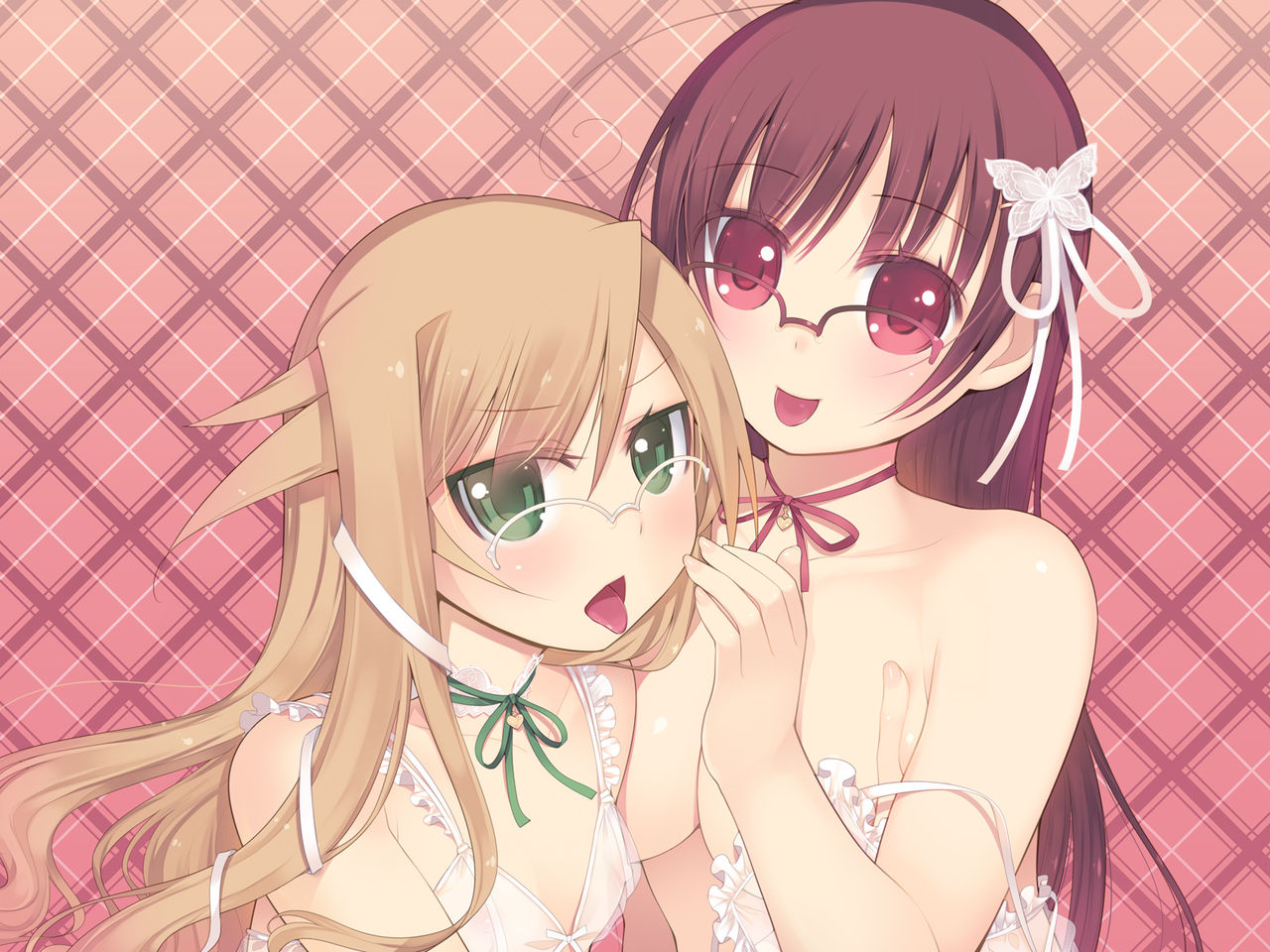 Kyo Hinnyuu Megane-san Tsumeawase CG Shuu page 7 full
