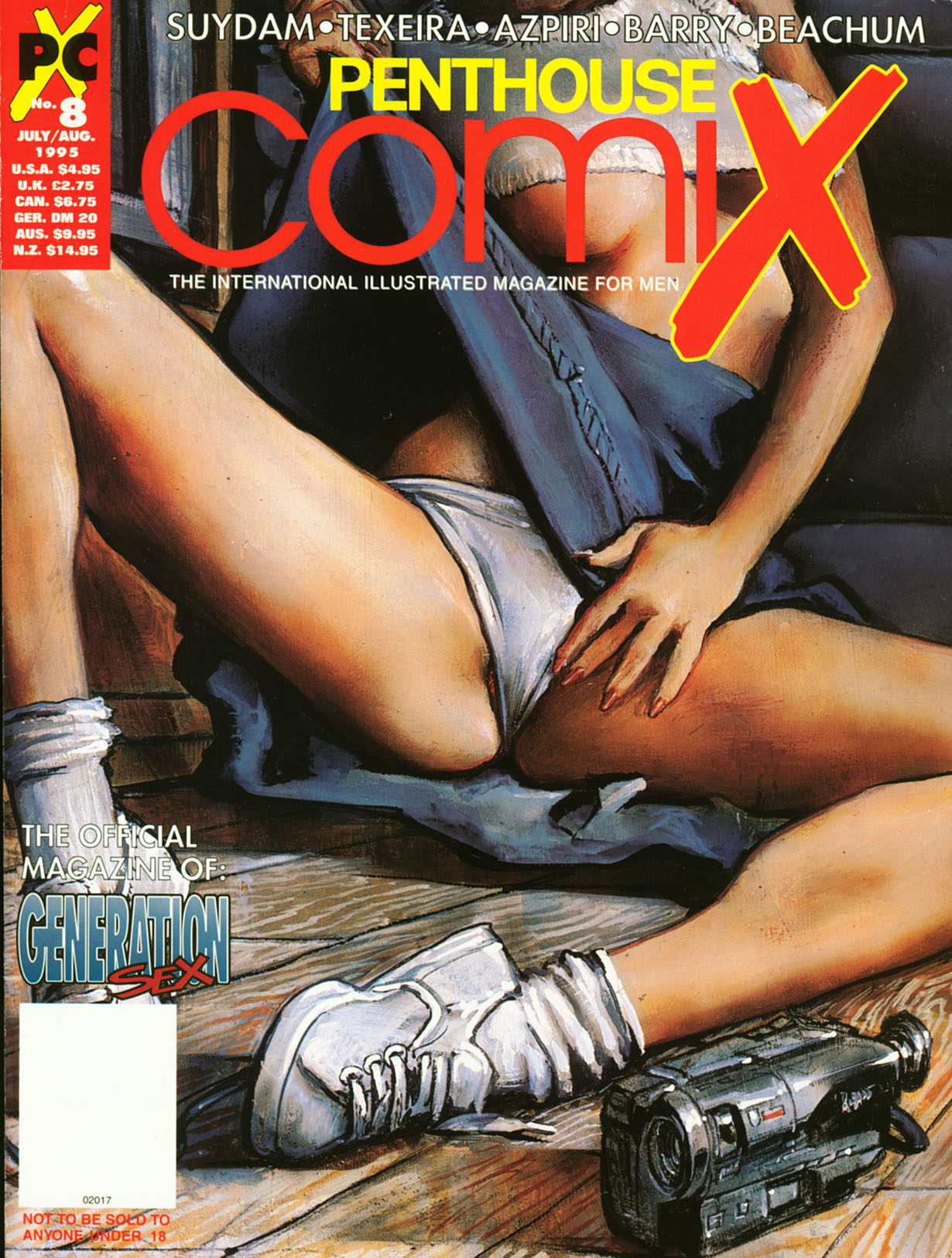 Penthouse Comix 8 page 1 full