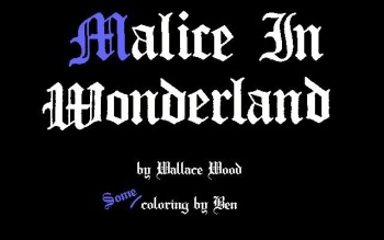 Malice in Wonderland cover