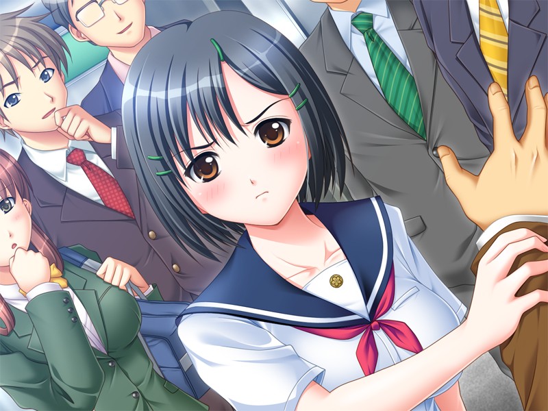 JK to Inkou Kyoushi 2 ～ Chikan Densha Hen ～ page 2 full