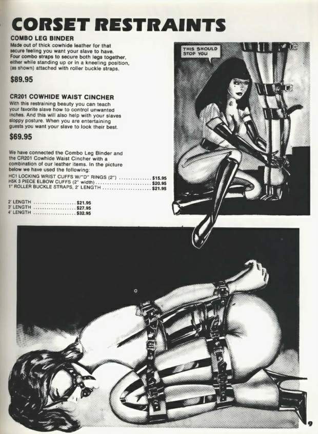 Sweet Gwen's Bondage Catalog Vol. 1 page 8 full