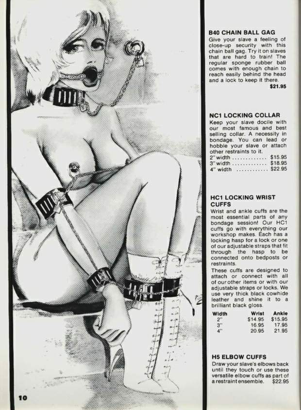 Sweet Gwen's Bondage Catalog Vol. 1 page 9 full