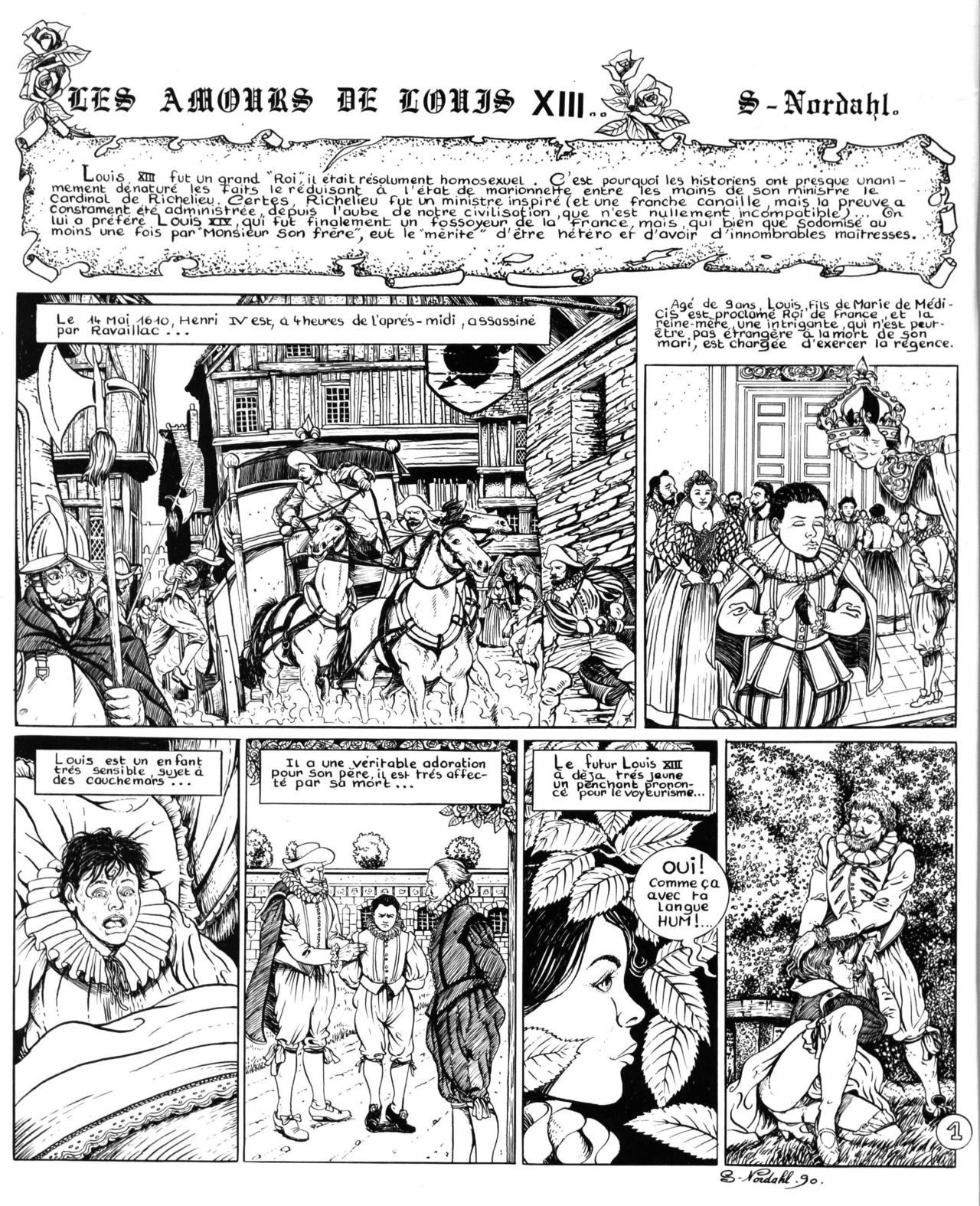 La Vie Amoureuse de Louis XIII page 1 full