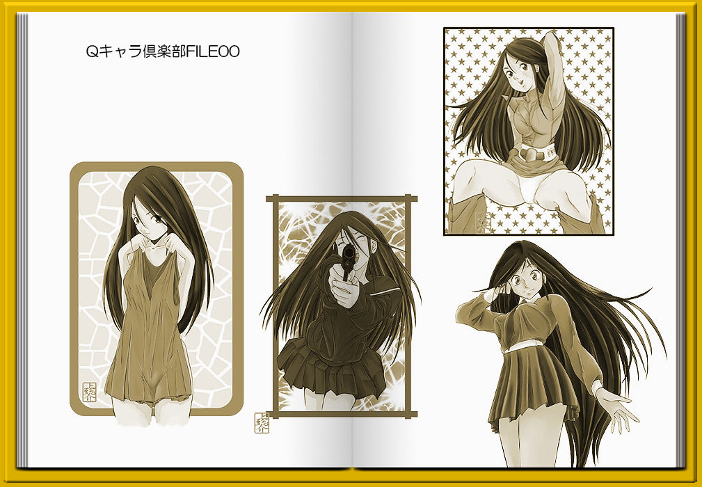 Q Chara Club FILE 10 OK-ko Oka Megumi page 2 full