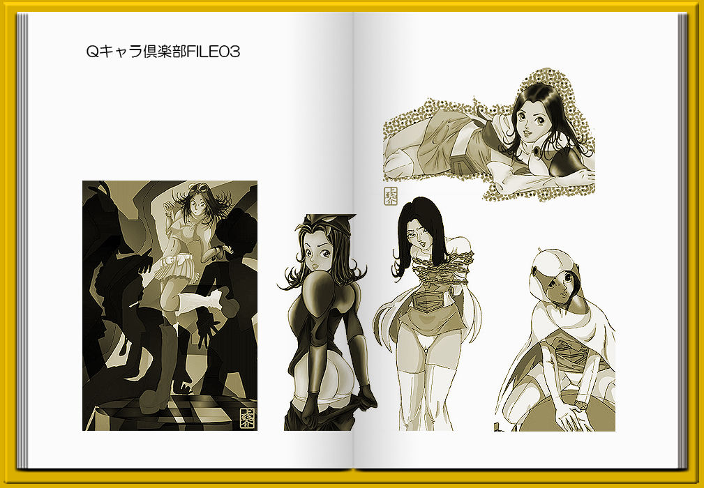 Q Chara Club FILE 10 OK-ko Oka Megumi page 6 full