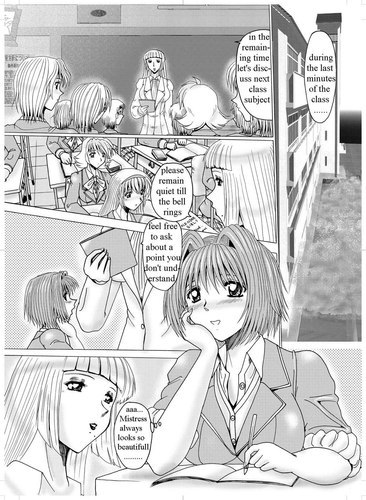 Shemale Joou-sama no Eromaso | Shemale Teacher &amp; The Pervert Pig page 3 full