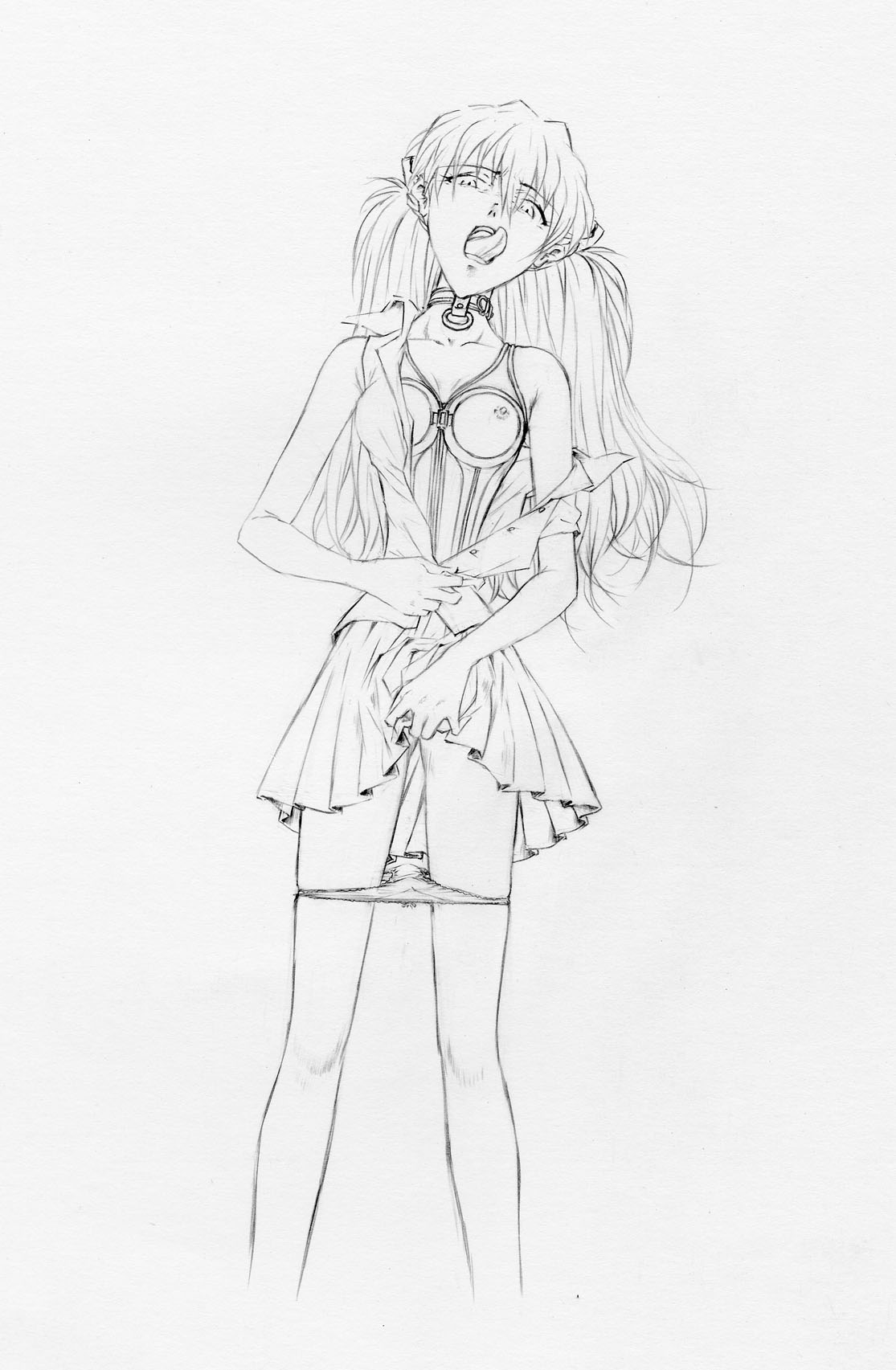 Evangelion Pencil Sketches page 3 full