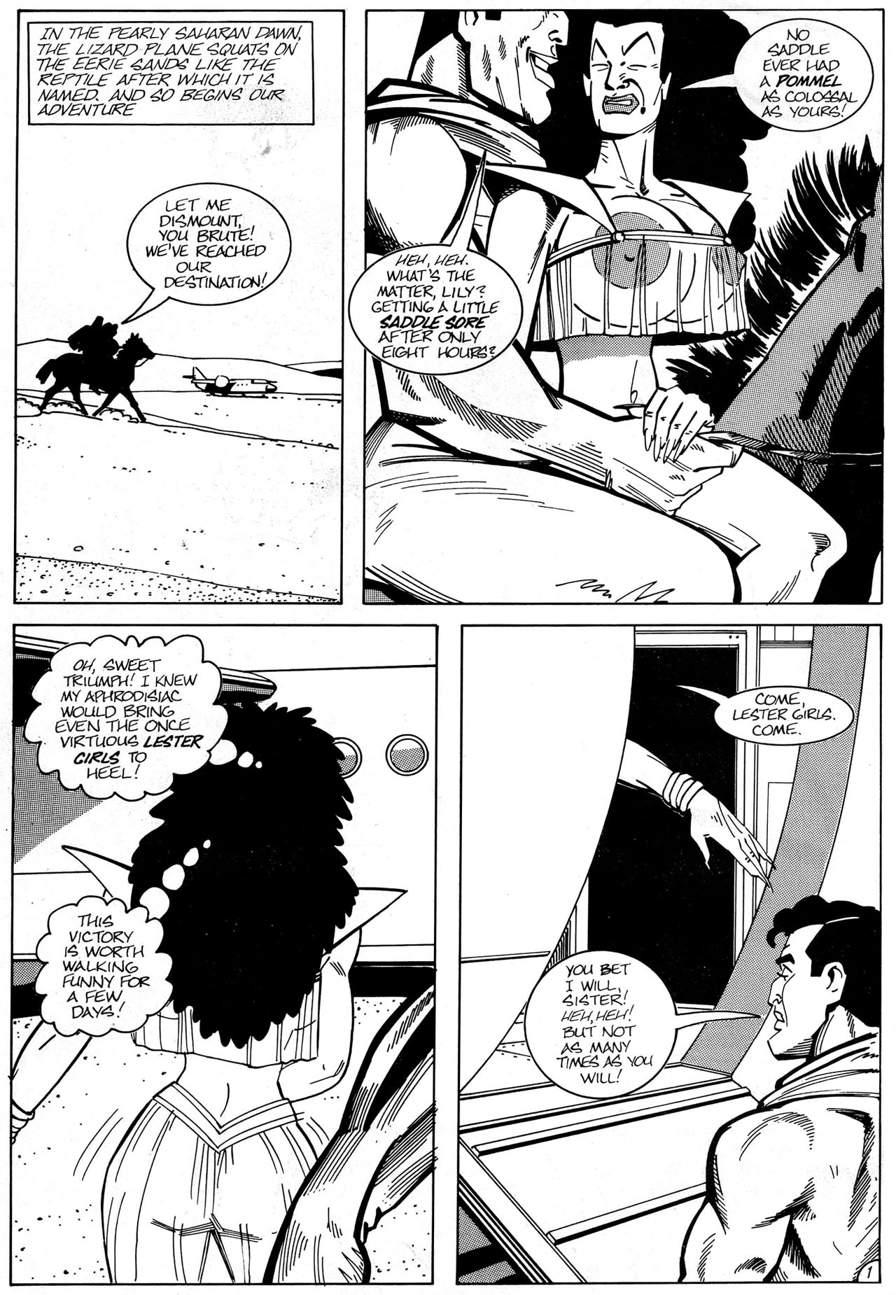 Lizard Lady #4 page 3 full