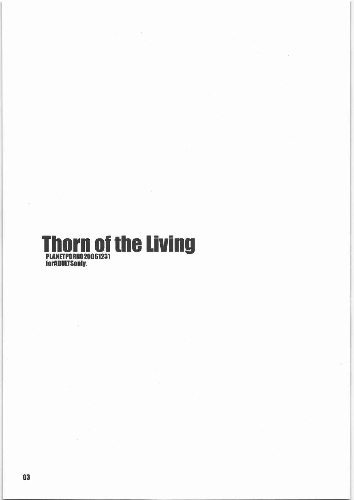Thorn of the Living page 2 full