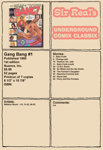 Gang Bang #1 cover