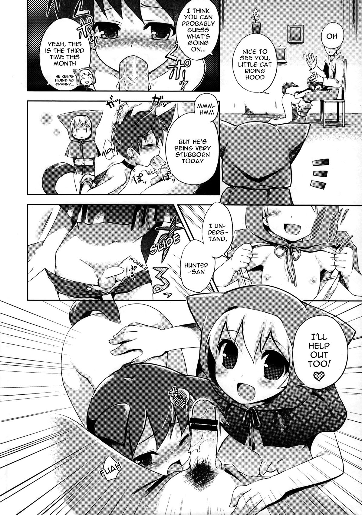 Neko Zukin-kun | Little Cat Riding Hood page 2 full