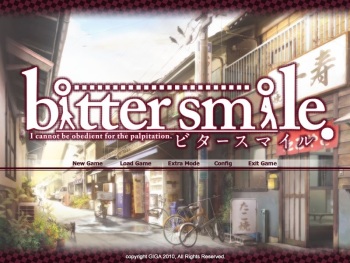 bitter smile. cover