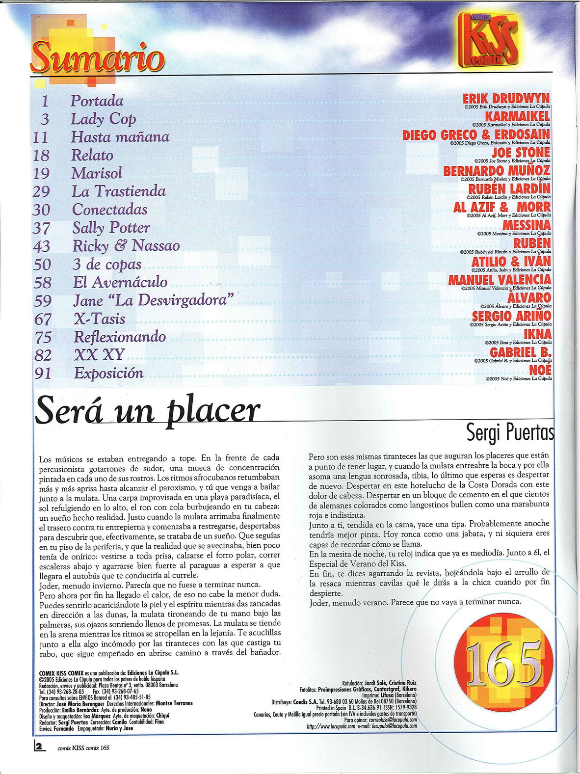 Kiss comix 165 page 2 full
