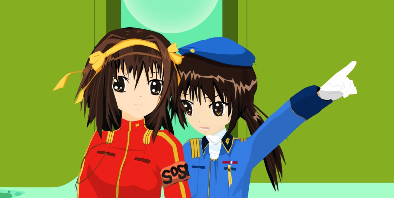 Kyonko Haruhi Yuri Art Gallery page 5 full