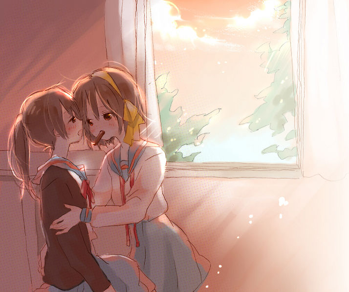 Kyonko Haruhi Yuri Art Gallery page 8 full