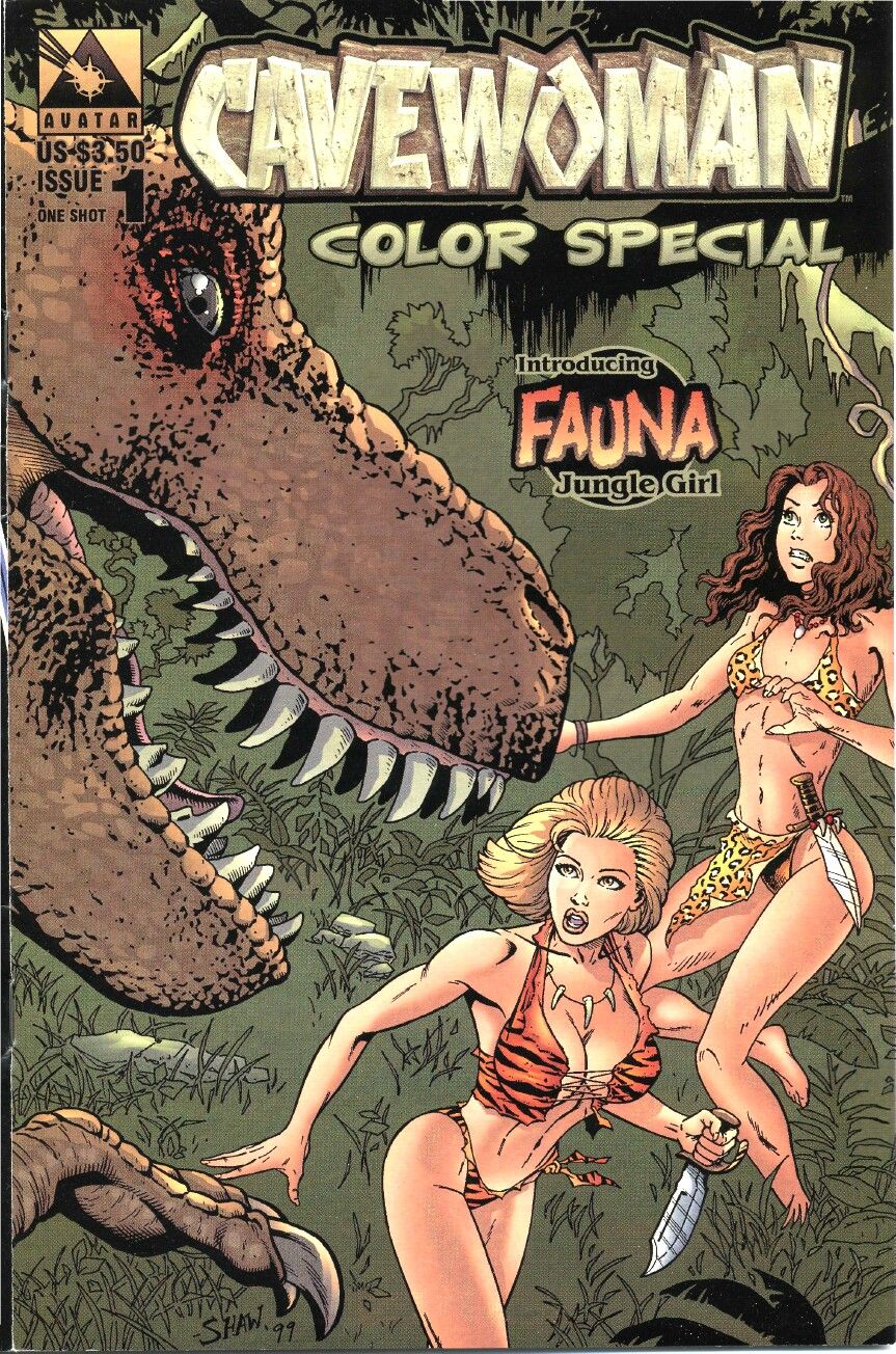 Cavewoman - Color Special #1 page 1 full