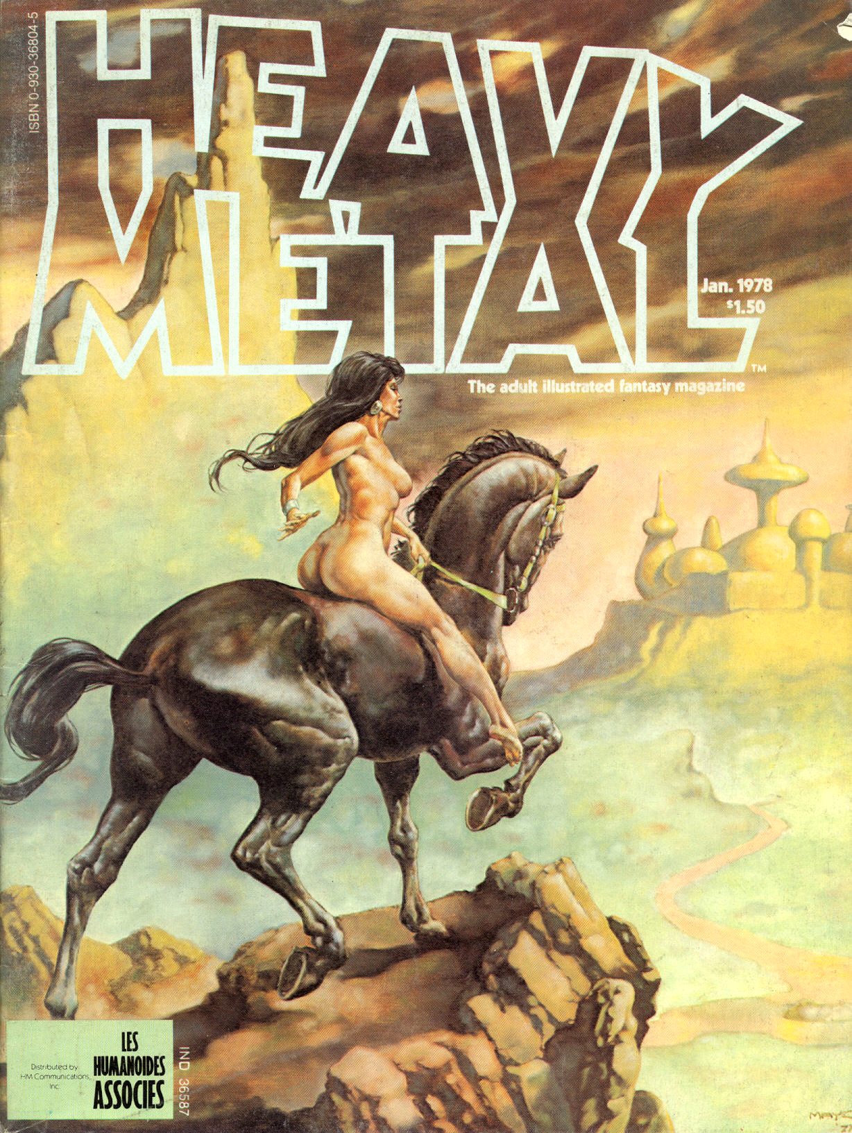 Heavy Metal 1978-01-Vol-01-#10 January page 1 full