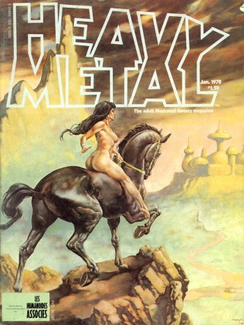 Heavy Metal 1978-01-Vol-01-#10 January cover