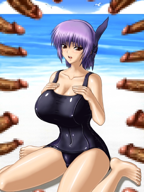 DOA School Swimsuit Ayane. page 2 full