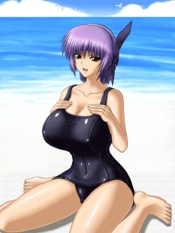 DOA School Swimsuit Ayane.