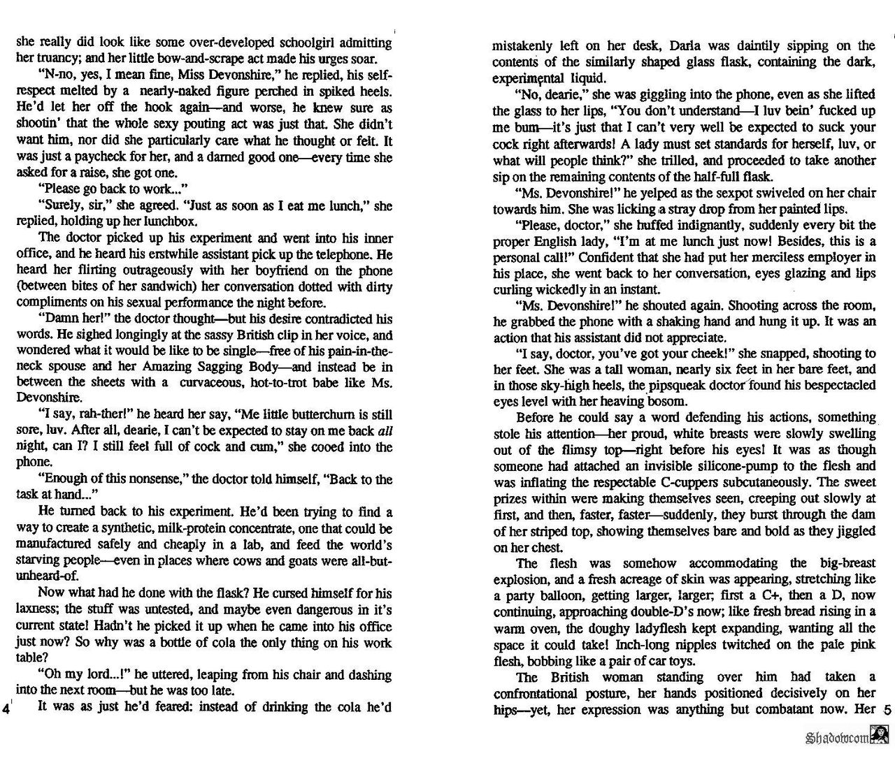 Tremendous Tit Tales #3 - Mammoth Milk Mistresses page 4 full