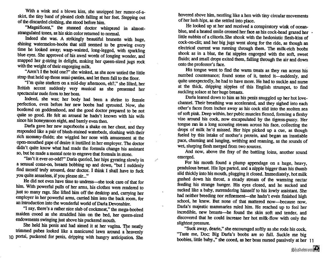 Tremendous Tit Tales #3 - Mammoth Milk Mistresses page 7 full