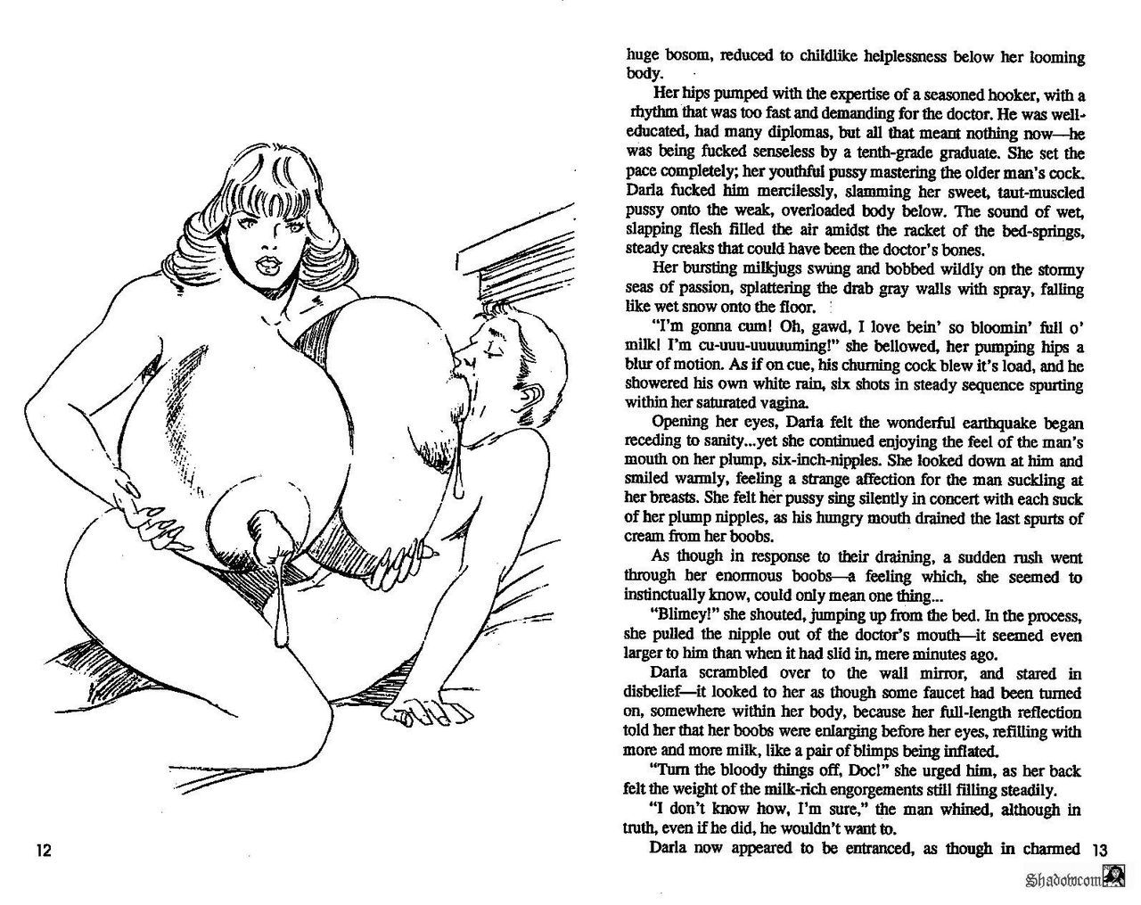 Tremendous Tit Tales #3 - Mammoth Milk Mistresses page 8 full